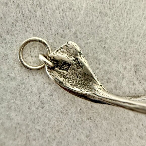 Sterling Silver Wishbone pendant - Picture 8 of 8